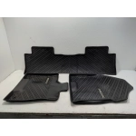 2017-2020 Acura MDX All Season 1 & 2 Row Rubber Floor Mats Set Of 3 Black OEM