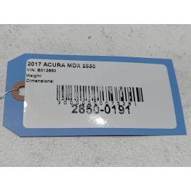 2017-2018 ACURA MDX TAILGATE LIFTGATE BACK DOOR ROOF SPOILER GRAY *NH797M* OEM