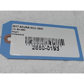 2016-2017 ACURA MDX 3.5L BATTERY TRAY HOLDER HOUSING BOX MOUNT BRACKET OEM 2016-2017 ACURA MDX 3.5L BATTERY TRAY HOLDER HOUSING BOX MOUNT BRACKET OEM