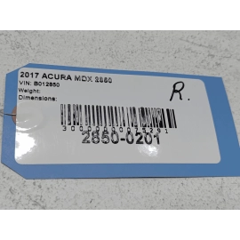 2017-2020 ACURA MDX FRONT RIGHT PASSENGER SIDE WINDSHIELD MOLDING GARNISH OEM