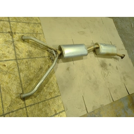 2017-2020 Acura MDX 3.5L Gas Exhaust System Muffler Resonator Tube Pipe OEM