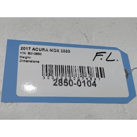 2014-2020 ACURA MDX FRONT LEFT DRIVER DOOR WINDOW GLASS OEM