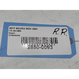 ACURA MDX REAR LEFT OR RIGHT DOOR BODY WEATHERSTRIP INNER SEAL 2014 - 2020 OEM