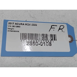 2014-2020 ACURA MDX FRONT RIGHT OR LEFT SIDE DOOR BODY WEATHERSTRIP SEAL OEM 2014-2020 ACURA MDX FRONT RIGHT OR LEFT SIDE DOOR BODY WEATHERSTRIP SEAL OEM