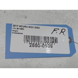 2014-2020 ACURA MDX FRONT RIGHT PASSENER DOOR WINDOW BELT MOLDING OEM