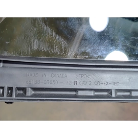 2019-2025 TOYOTA RAV4 REAR PASSENGER DOOR WINDOW CORNER VENT FIXED GLASS OEM