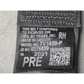 2019-2025 Toyota RAV4 FRONT Right Passenger Seat Belt Seatbelt Retractor OEM