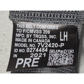 2019-24 Toyota RAV4 Rear Left Driver Seat Belt Seatbelt Retractor Second row OEM