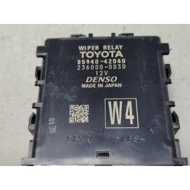 19-2024 TOYOTA RAV4 WINDSHIELD WIPER RELAY COMPUTER CONTROL MODULE UNIT OEM