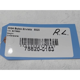 2024-2026 BUICK ENVISTA REAR LEFT DRIVER SIDE DOOR WINDOW GLASS OEM