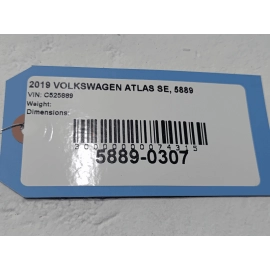 DEFECT! VOLKSWAGEN ATLAS REAR PASSENGER SIDE DOOR SHELL 2018 - 2022 OEM 0Q0Q