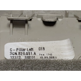 2018-2023 VOLKSWAGEN ATLAS REAR DRIVER SIDE C PILLAR UPPER QUARTER AIR VENT OEM