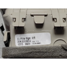 18-23 VOLKSWAGEN ATLAS REAR PASSENGE SIDE C PILLAR UPPER QUARTER AIR GRILLE OEM