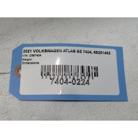 2020-2023 VOLKSWAGEN ATLAS FRONT DASH DASHBOARD INSTRUMENT PANEL OEM