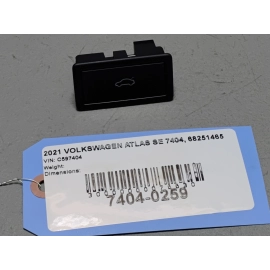 2021 Volkswagen Atlas Liftgate Rear Lid Open Switch OEM