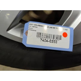 2020-2023 Volkswagen Atlas Wheel Rim 255/50 R20 Five Double Spoke Silver OEM