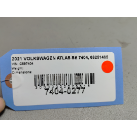 2021-2025 Volkswagen Atlas Rear Bumper Cover w/Park Sensors Gray OEM