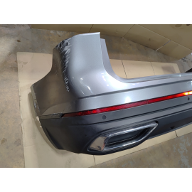 2021-2025 Volkswagen Atlas Rear Bumper Cover w/Park Sensors Gray OEM