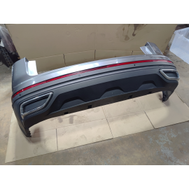 2021-2025 Volkswagen Atlas Rear Bumper Cover w/Park Sensors Gray OEM