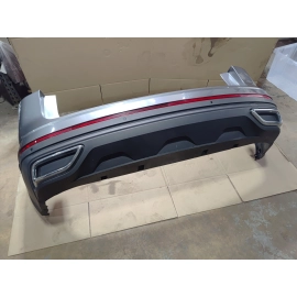 2021-2025 Volkswagen Atlas Rear Bumper Cover w/Park Sensors Gray OEM