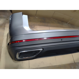 2021-2025 Volkswagen Atlas Rear Bumper Cover w/Park Sensors Gray OEM