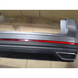 2021-2025 Volkswagen Atlas Rear Bumper Cover w/Park Sensors Gray OEM