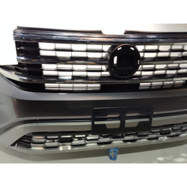 2021-2023 Volkswagen Atlas Front Bumper Cover w/Park Sensors Gray OEM