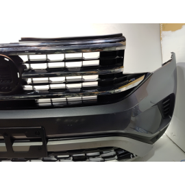 2021-2023 Volkswagen Atlas Front Bumper Cover w/Park Sensors Gray OEM