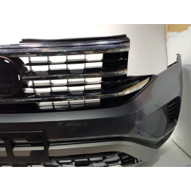 2021-2023 Volkswagen Atlas Front Bumper Cover w/Park Sensors Gray OEM