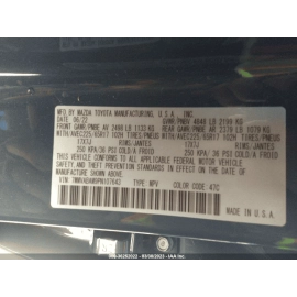 2023 MAZDA CX-50 REAR LEFT DRIVER SIDE D PILLAR UPPER TRIM COVER PANEL OEM