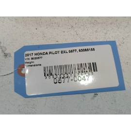 2017 Honda Pilot EX-L Dash Mounted Radio Receiver Display Screen Head Unit OEM