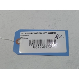 HONDA PILOT REAR LEFT DRIVER DOOR WINDOW GLASS RUN CHANNEL SEAL 2016 - 2021 OEM