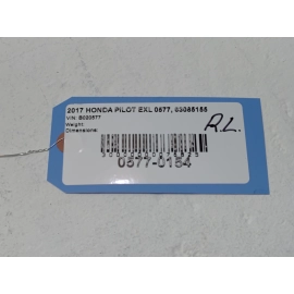 HONDA PILOT 16-22 REAR DRIVER SIDE DOOR ARMREST & SWITCH BEZEL & CUP HOLDER OEM