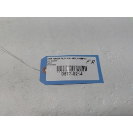 16-22 HONDA PILOT FRONT RIGHT PASSENGER SIDE DOOR WINDOW BELT MOLDING CHROM OEM