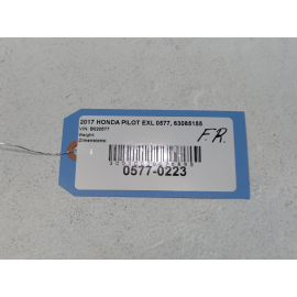 HONDA PILOT FRONT RIGHT PASSENGER DOOR WIRE WIRING HARNESS 2016-2018 OEM