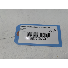 HONDA PILOT FRONT PASSENGER SIDE DOOR SILL SCUFF PLATE COVER TRIM 2016-2022 OEM