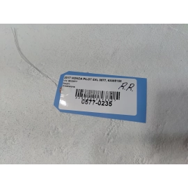 HONDA PILOT REAR PASSENGER SIDE DOOR WHEEL ARCH MOLDING GARNISH 2016-2022 OEM