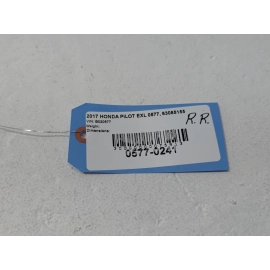 HONDA PILOT REAR PASSENGER SIDE DOOR WINDOW REGULATOR & MOTOR 2016-2022 OEM