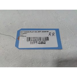 2019-2025 Honda Passport Rear Right Passenger Side Door Window Vent Glass OEM