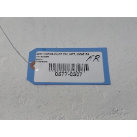 2016-2022 HONDA PILOT FRONT RIGHT PASSENGER SIDE DOOR ARMREST SWITCH BEZEL OEM