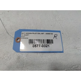 OEM HONDA PILOT 2016-2018  REAR BUMPER REINFORCEMENT IMPACT BAR BEAM