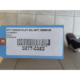 2016-2022 HONDA PILOT REAR 3RD ROW SEAT DRIVER SIDE UPPER BACK CUSHION OEM