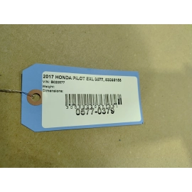 2016-2018 HONDA PILOT 3.5L AWD REAR DRIVE SHAFT DRIVESHAFT PROPELLER OEM