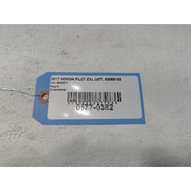 2016-2018 HONDA PILOT TAILGATE LIFTGATE BACK DOOR SHELL W/ GLASS R529P OEM