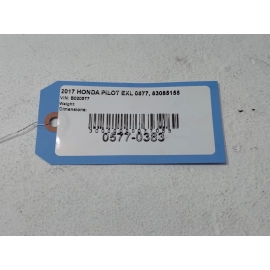 2016-2021 HONDA PILOT REAR LEFT DRIVER SIDE DOOR SHELL PANEL R529P OEM