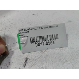 2016 - 2022 Honda Pilot Front Driver Door Shell Panel R529P DARK CHERRY OEM