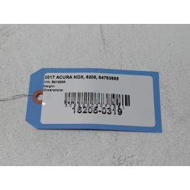 2017-2020 ACURA MDX FRONT RADIATOR UPPER AIR BAFFLE SIGHT SHIELD COVER PANEL OEM