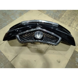 ACURA MDX 2017-2020 FRONT BUMPER COVER & GRILLE MOLDING & EMBLEM OEM = NH731P =