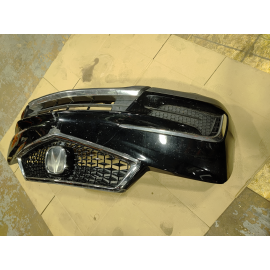 ACURA MDX 2017-2020 FRONT BUMPER COVER & GRILLE MOLDING & EMBLEM OEM = NH731P =