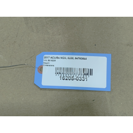 ACURA MDX 2017-2020 REAR BUMPER COVER PANEL & REFLECTOR LIGHT LAMPS OEM =NH731P=